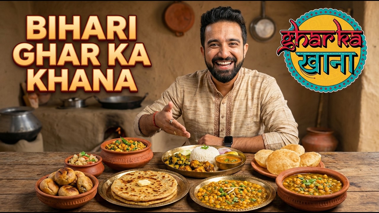 Trying Traditional BIHARI Food | @Mintuaa Ke Ghar Ka Khana | The Urban Guide