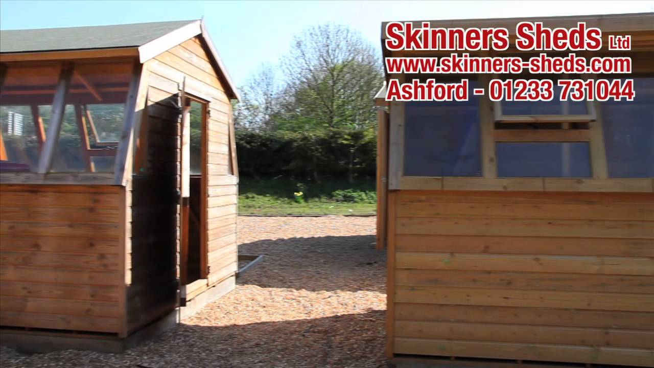 Skinners Sheds - Wyevale Garden Centre in Ashford / Hamstreet, Kent