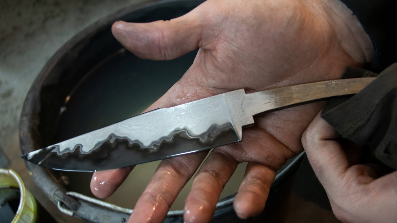 The Birth Of A Bowie Knife (making of the blade)