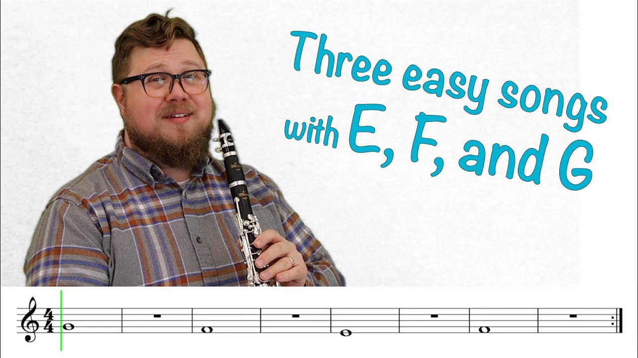 3 Easy Songs - Clarinet