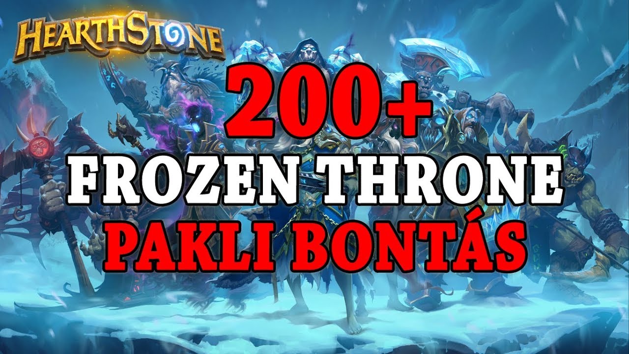 200+ Frozen Throne pakli bont&aacute;s! - Hearthstone