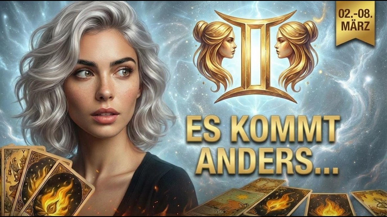♊ ZWILLINGE 02.–08. MÄRZ: ES KOMMT ANDERS… 🌀 Die Karten zeigen eine Überraschung!