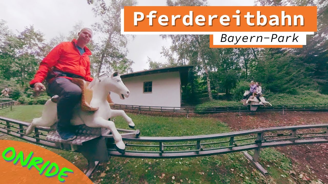 Pferdereitbahn 🏇 Bayern-Park | POV Onride
