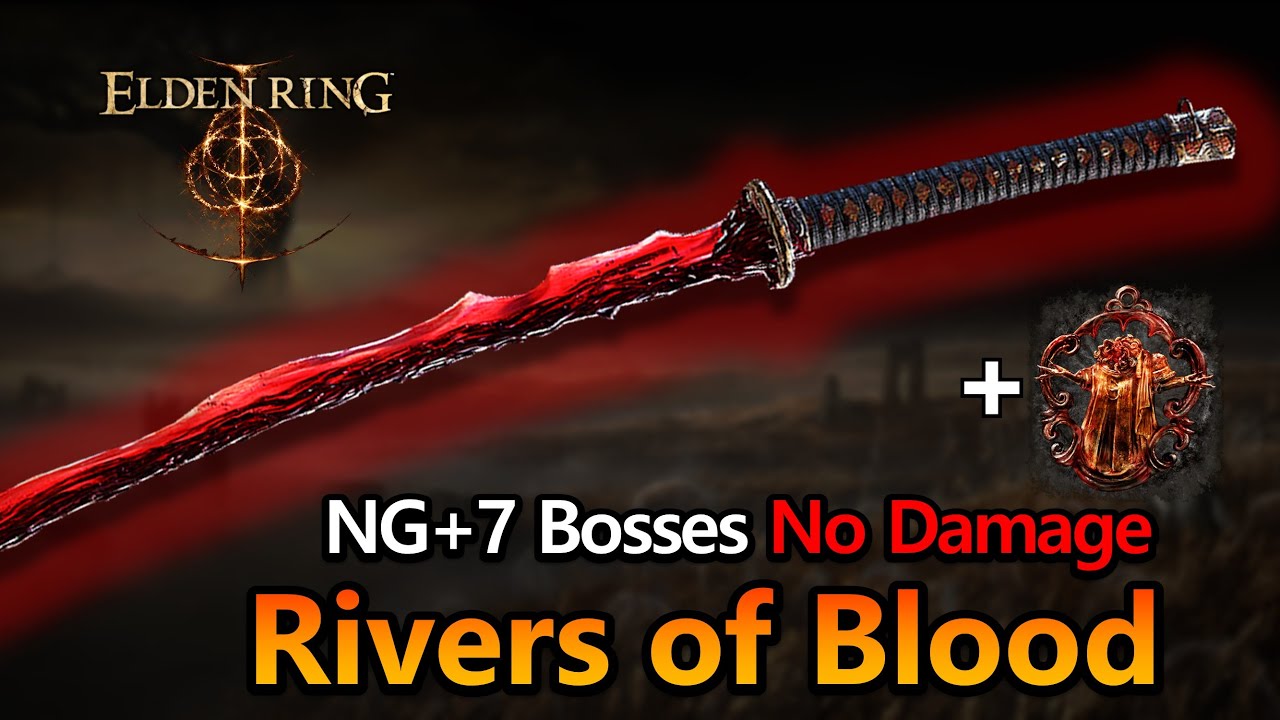 Elden Ring - Rivers of Blood vs NG+7 Main Bosses (No Damage) [1.16 ver]