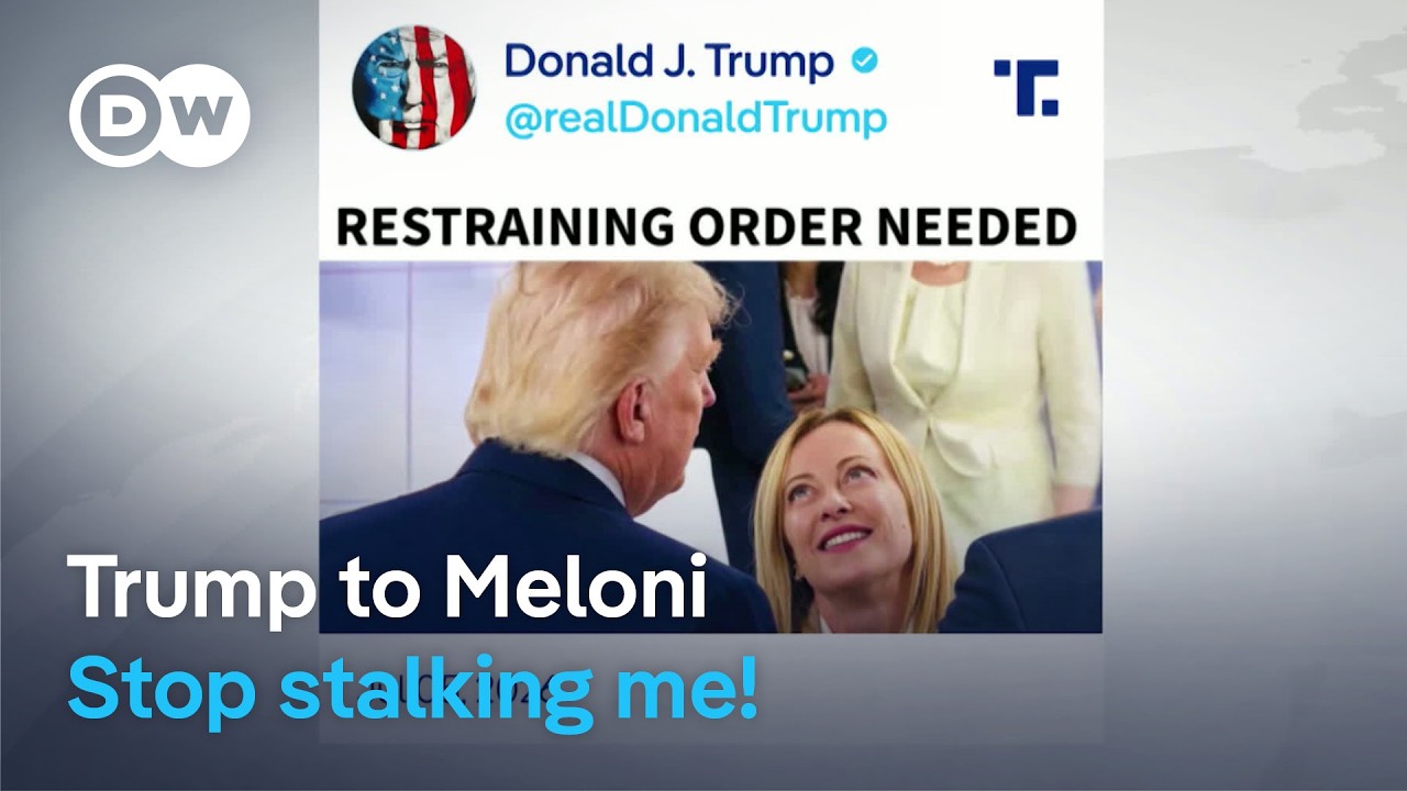 US President Donald Trump reignites his feud with Italian Premier Giorgia Meloni | DW News