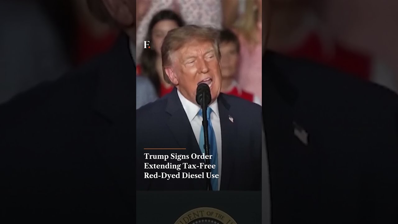 Трамп подписал указ о расширении использования не облагаемого налогом красного дизельного топлива...