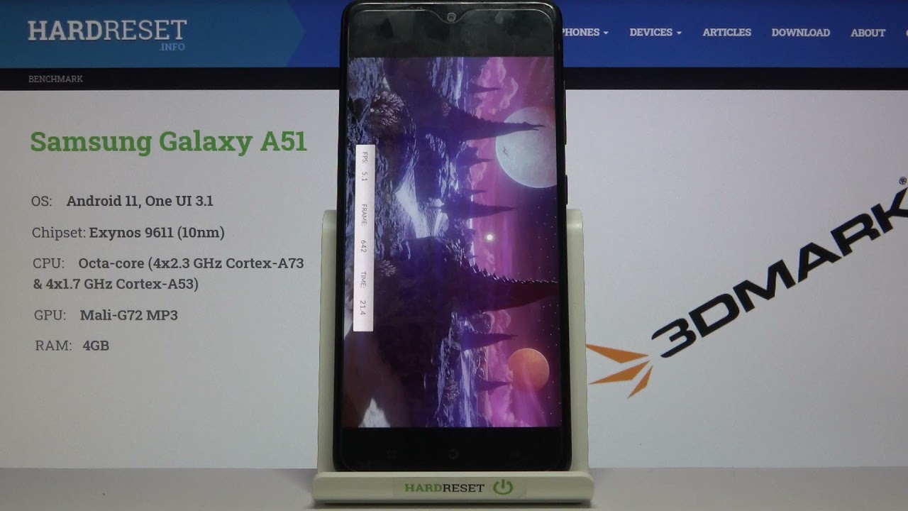 Samsung Galaxy A51 - 3DMark TEST - Wild Life Benchmark