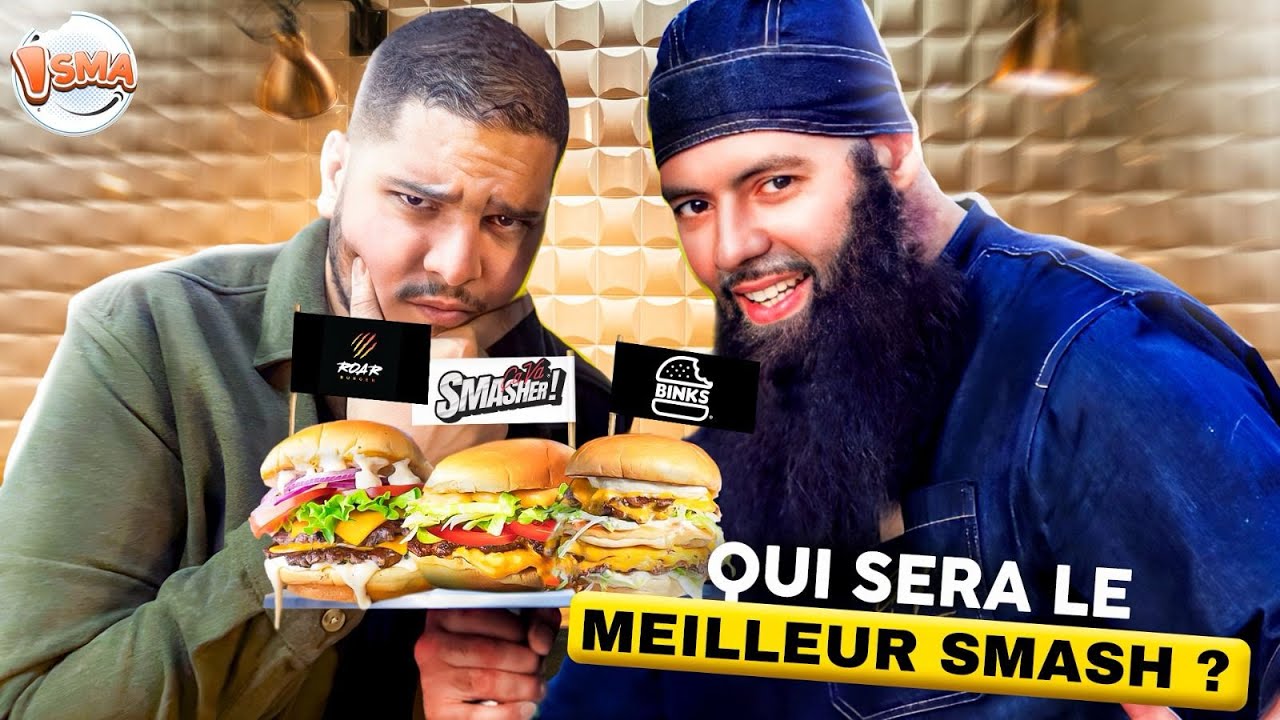 QUI SERA LE MEILLEUR SMASH BURGER ? Feat. Chef Hacène