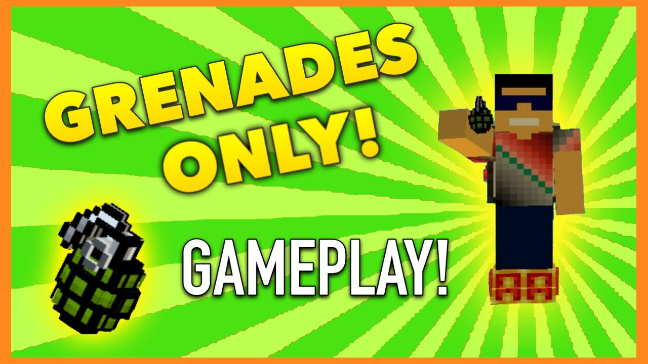 Pixel Gun 3D - Grenade-Only Gameplay!