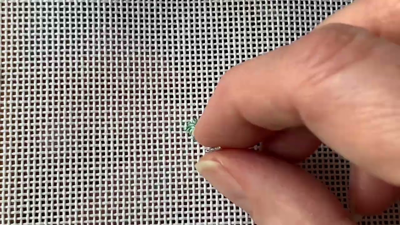 Needlepoint Stitches: Star Stitch Tutorial