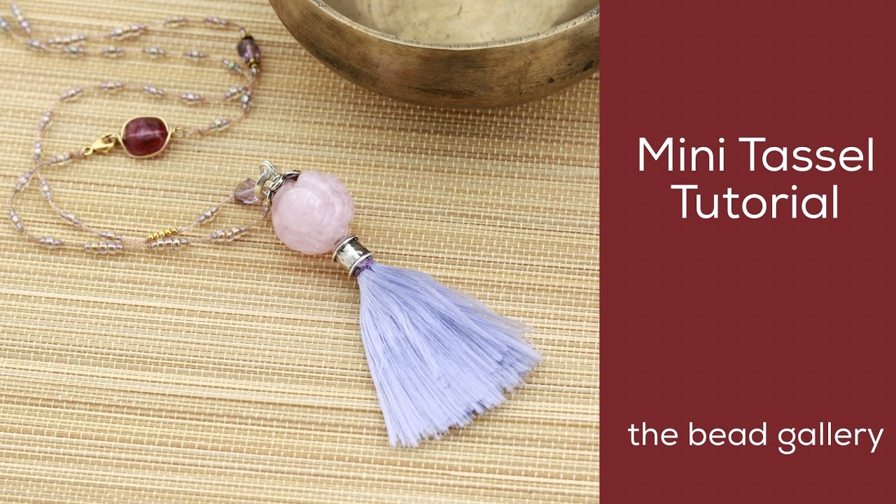 Mini Tassel with One Carded Nylon at The Bead Gallery, Honolulu