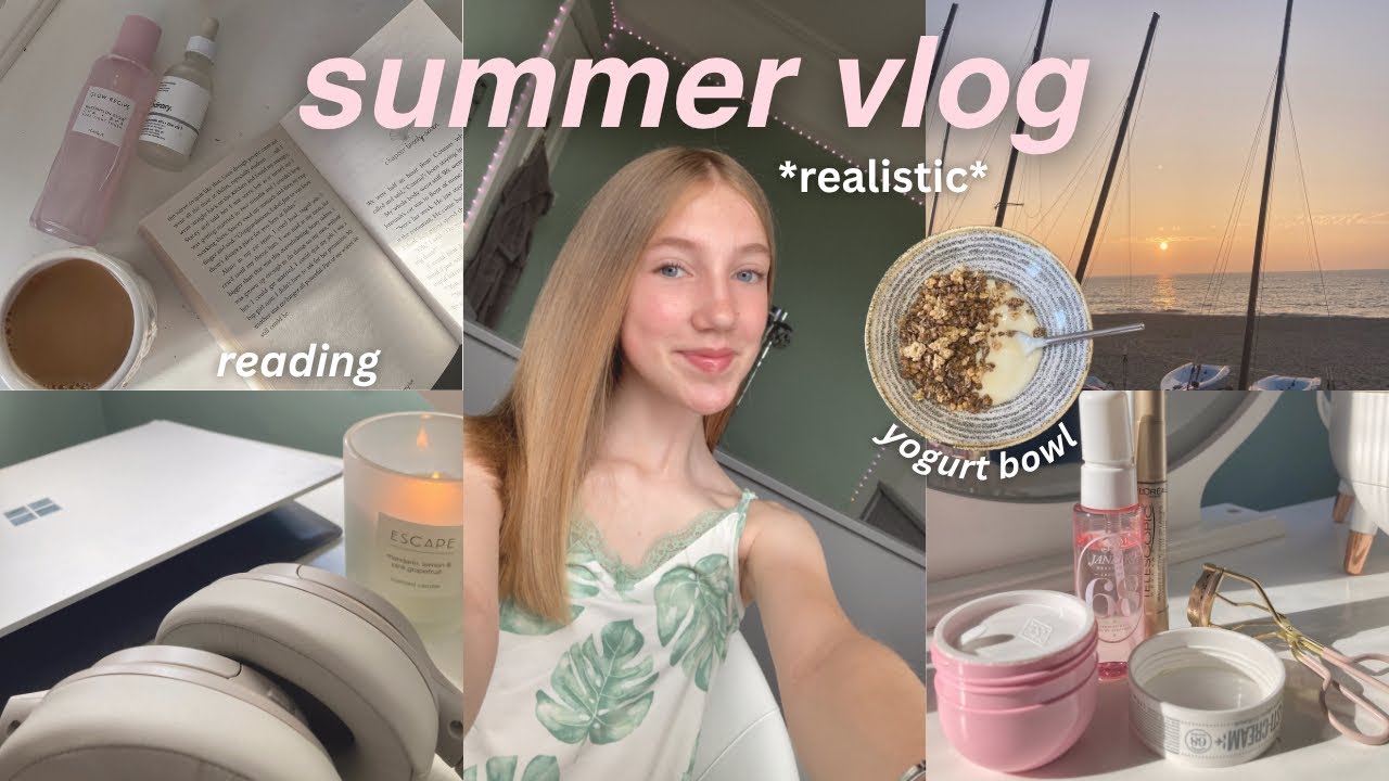 SUMMER VLOG 💐*selfcare, baking, routines + more*