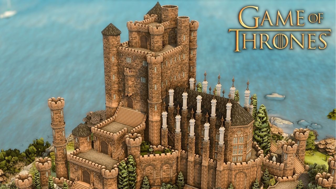 I Built the Red Keep from Game of Thrones in The Sims 4 ⚔️ NO CC Stop Motion