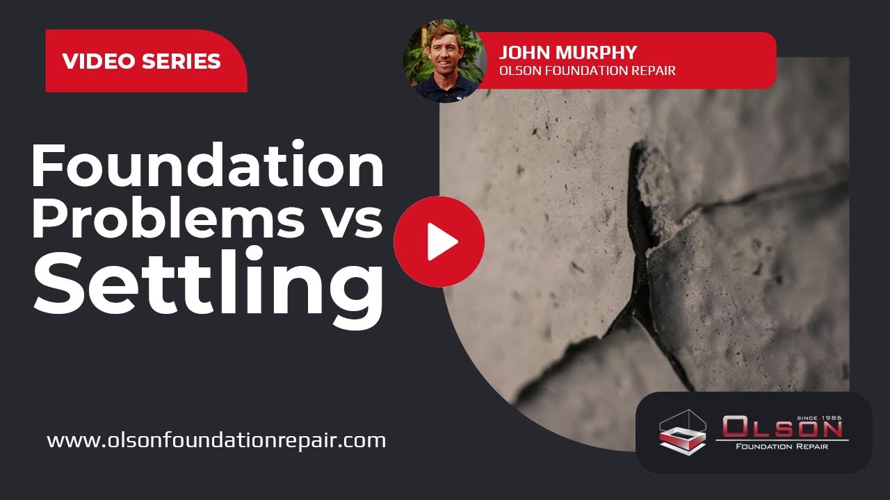 Foundation Problems vs Foundation Settling: Know the Difference | Olson Foundation Repair