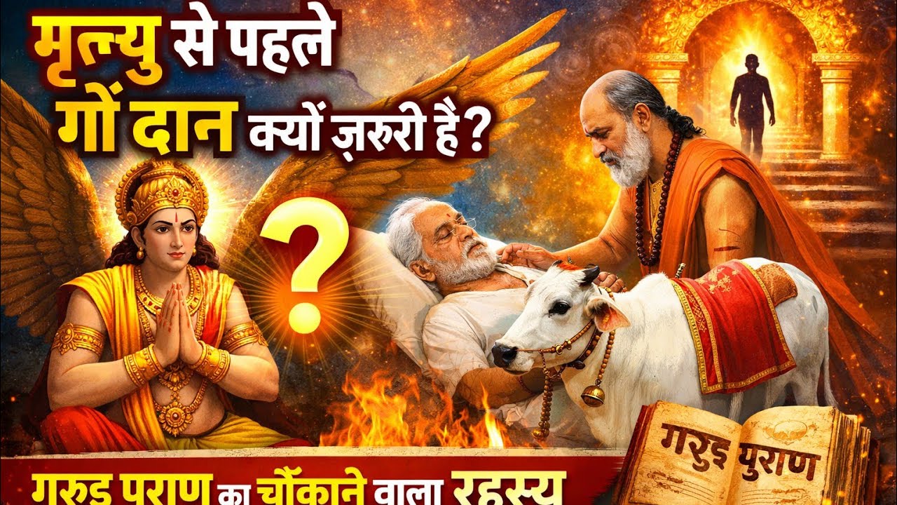 🐄 गौ दान का रहस्य 🔱। मरने के बाद आत्मा के साथ क्या होता है?🧐  | गरुड़ पुराण🤔