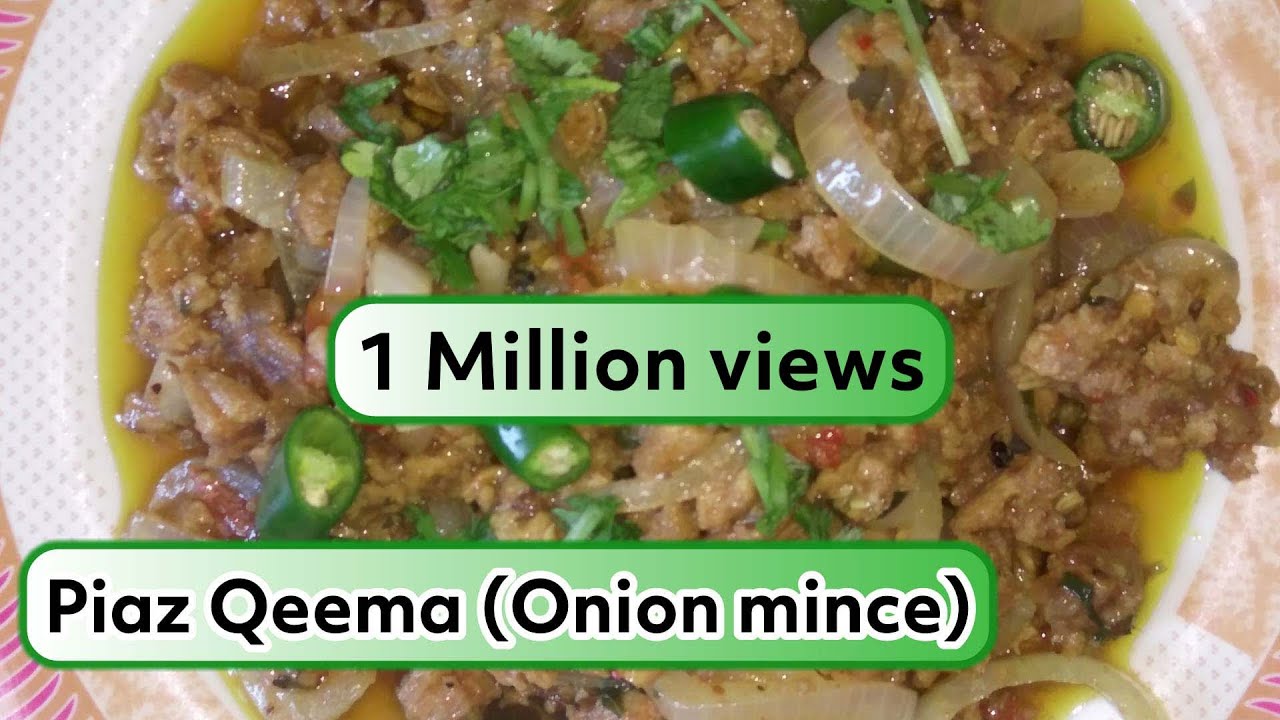 Piaz Qeema (Mince Onion) in Urdu | itna asaan or kya hoga | by DAILY FOOD-Easy & Simple recipes.