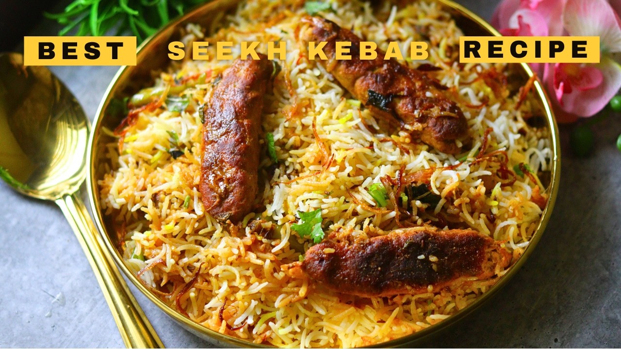 Seekh kabab biryani recipe | Eid special recipe | iftar dawat recipes