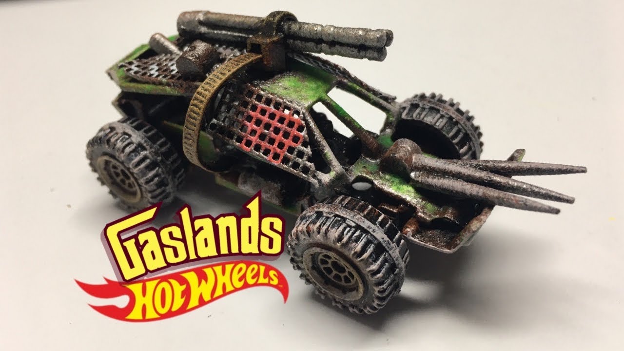 Gaslands: Custom kit bash Off-Road buggy with toothpick machine guns