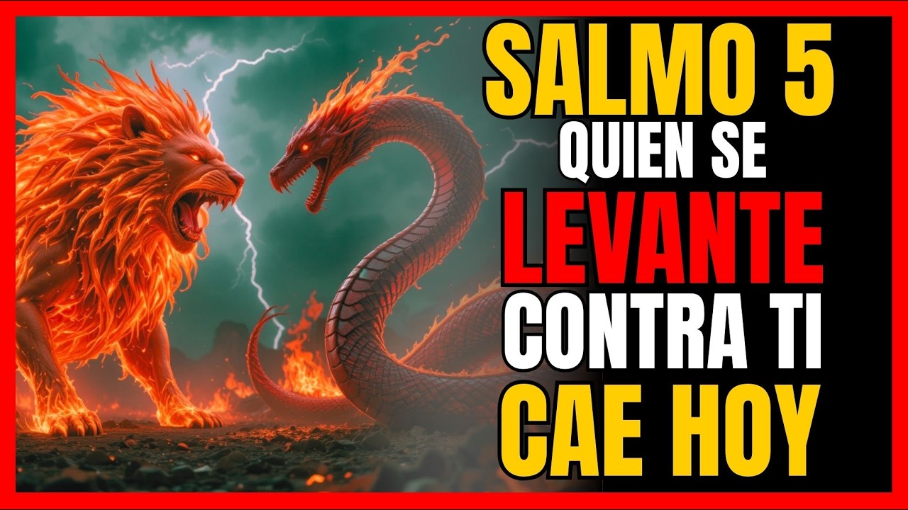 🔥SALMO 5: Derriba a Quien se Levanta Contra Ti