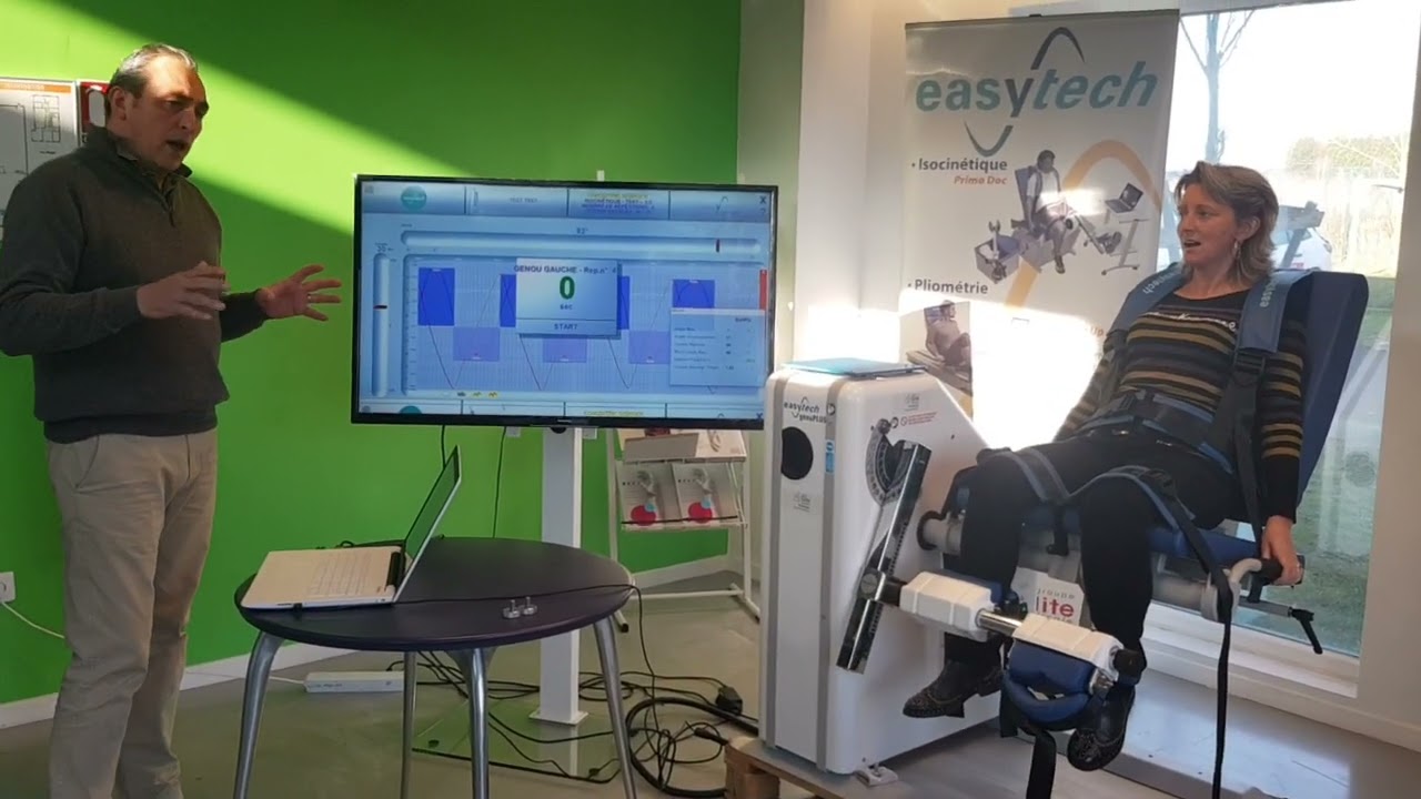 Isocinetique GENU PLUS : Test droite gauche