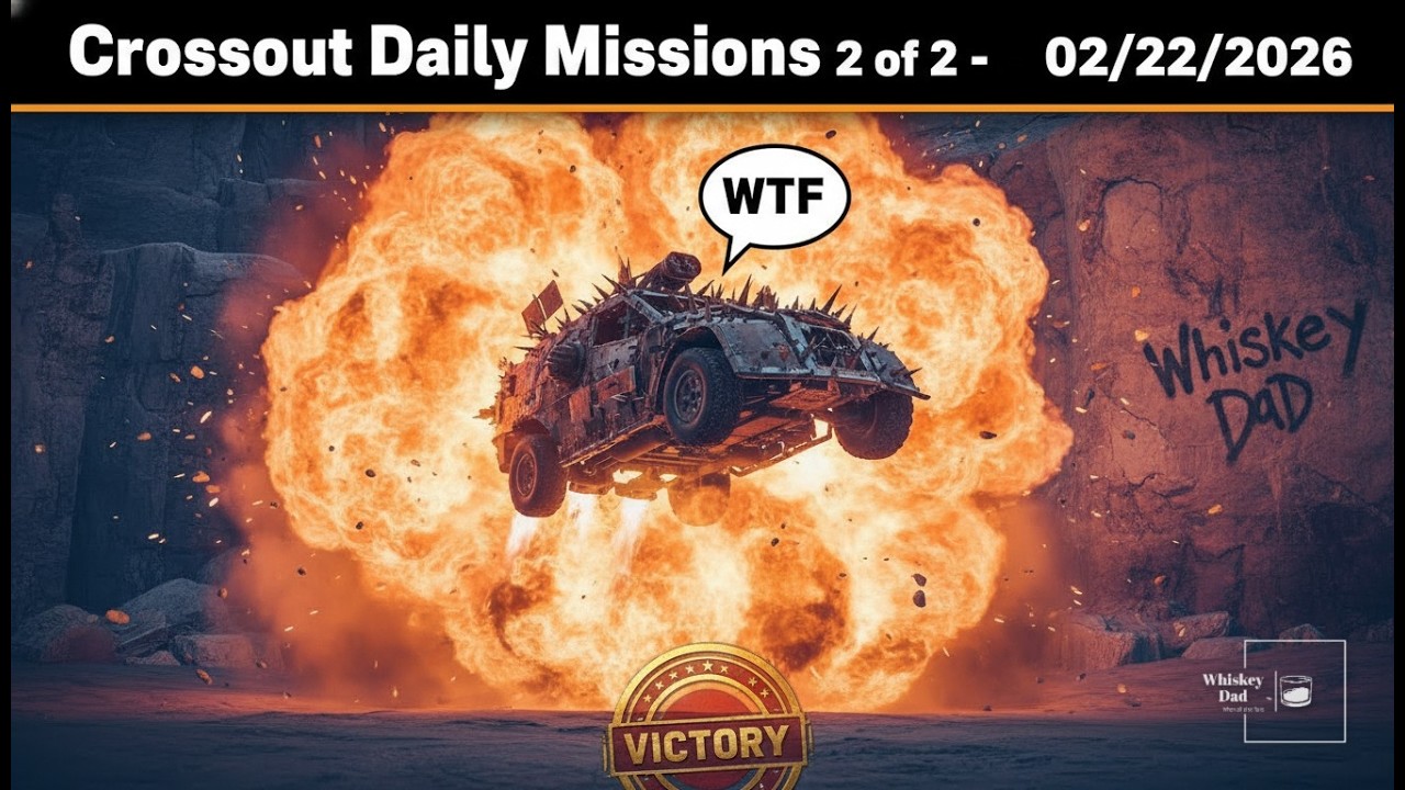 Crossout Daily Missions Pt 2 of 2 - Gravity Is My Only Real Enemy - 02/22/2026