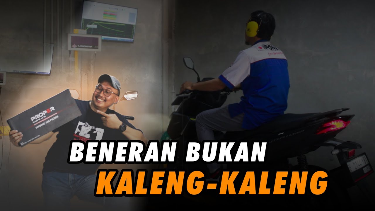 PEMBUKTIAN PERFORMA FILTER UDARA PROPER RACING LINE