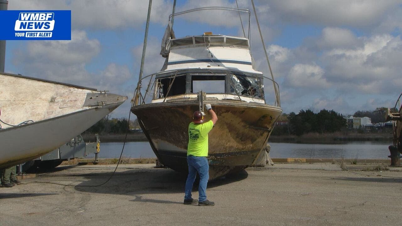 SC removes more abandoned boats in Georgetown in statewide cleanup