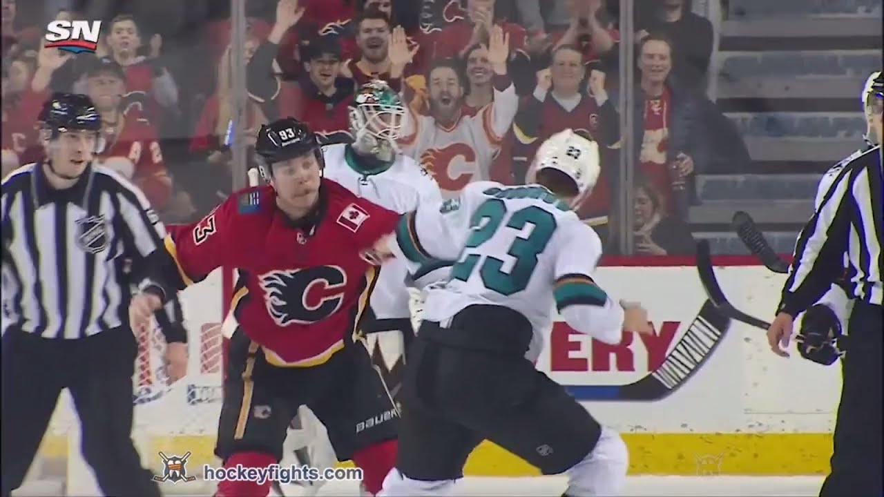 Barclay Goodrow vs Sam Bennett December 31st, 2018