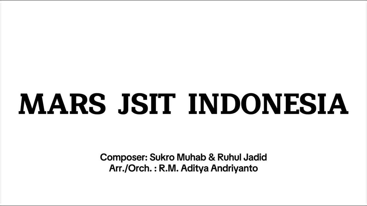 Mars JSIT Indonesia 2025