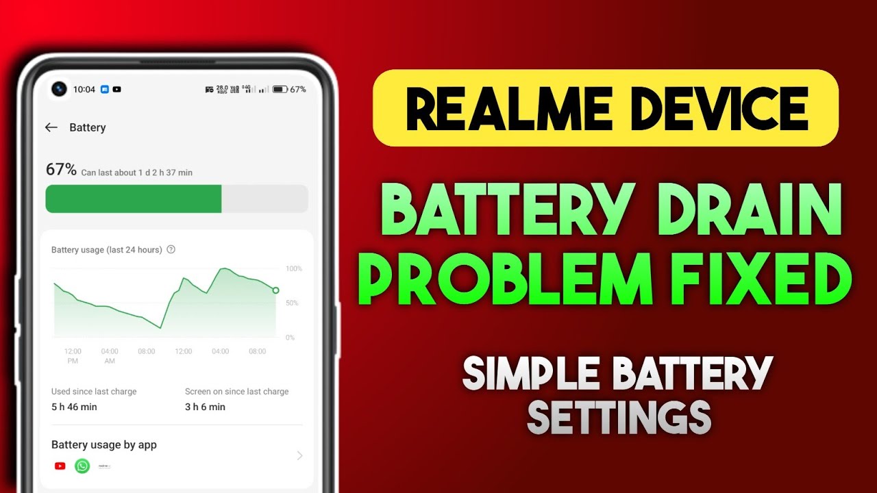 Realme Device Battery Drain problem solution | Simple Battery Settings for Battery Drain problem