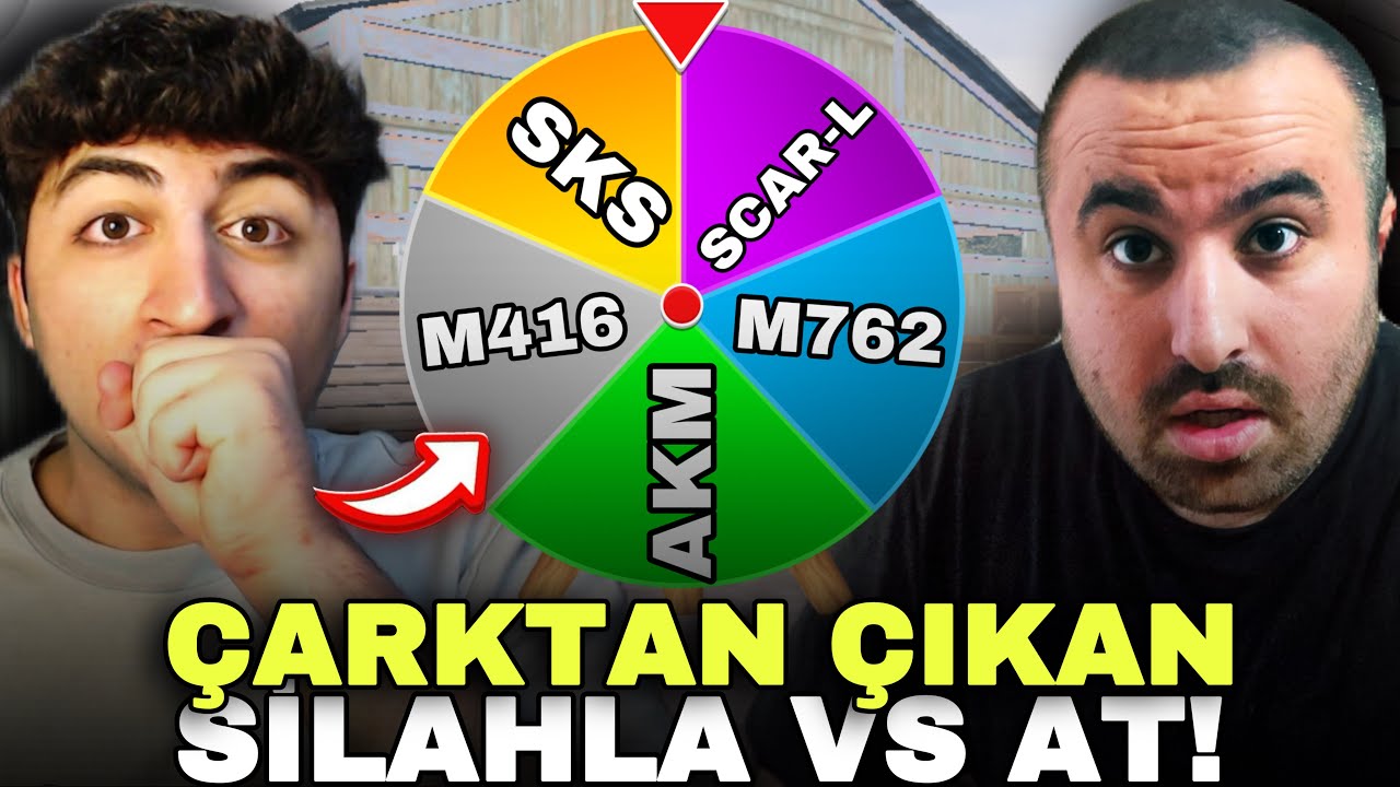 CARL İLE ÇARKTAN ÇIKAN İLK SİLAHLA VS ATTIK!! | PUBG MOBİLE
