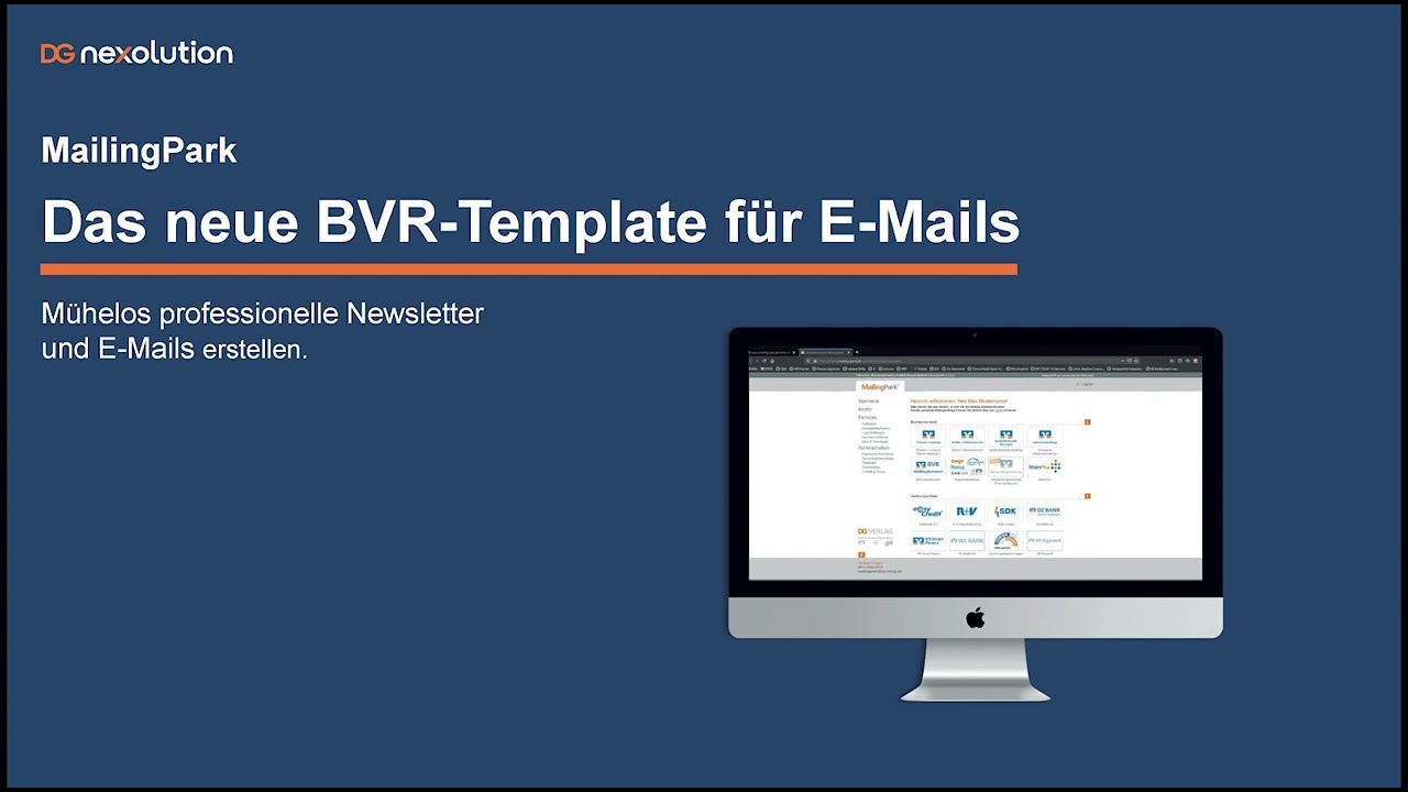 Tutorial zum BVR-E-Mail-Template im MailingPark