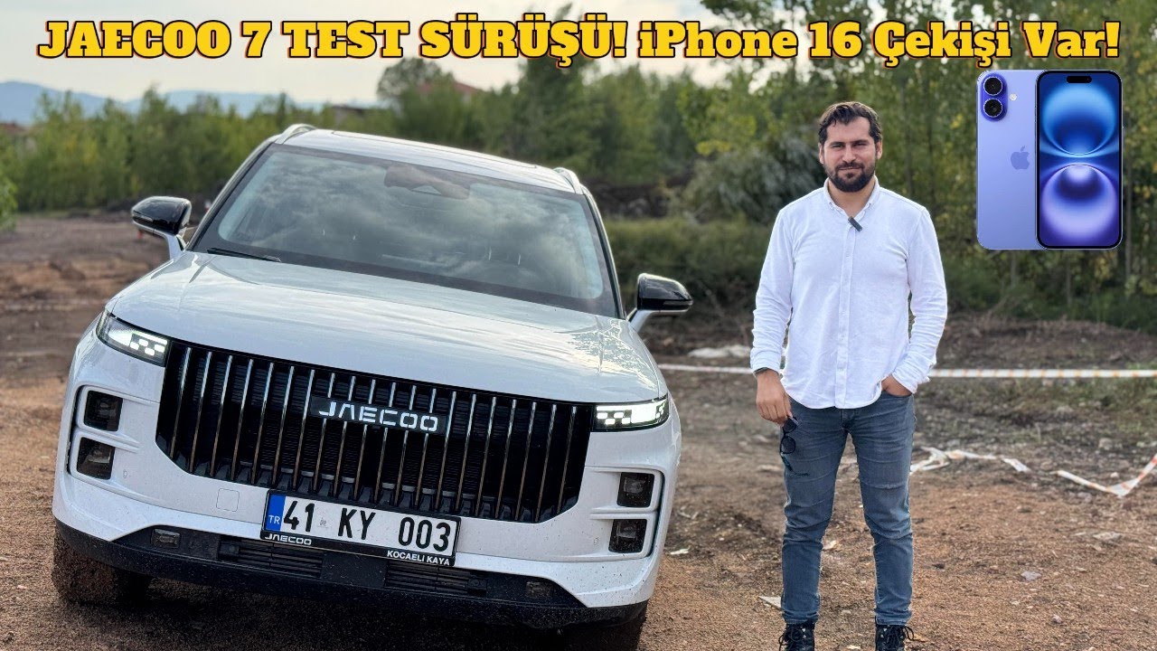 JAECOO 7 TEST SÜRÜŞÜ! iPhone 16 Çekilişi Var! POV!