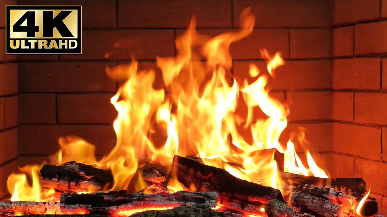 🔥 Soothing Fireplace Sounds for Winter. relaxing cabin fireplace. Winter Fireplace Cabin Retreat