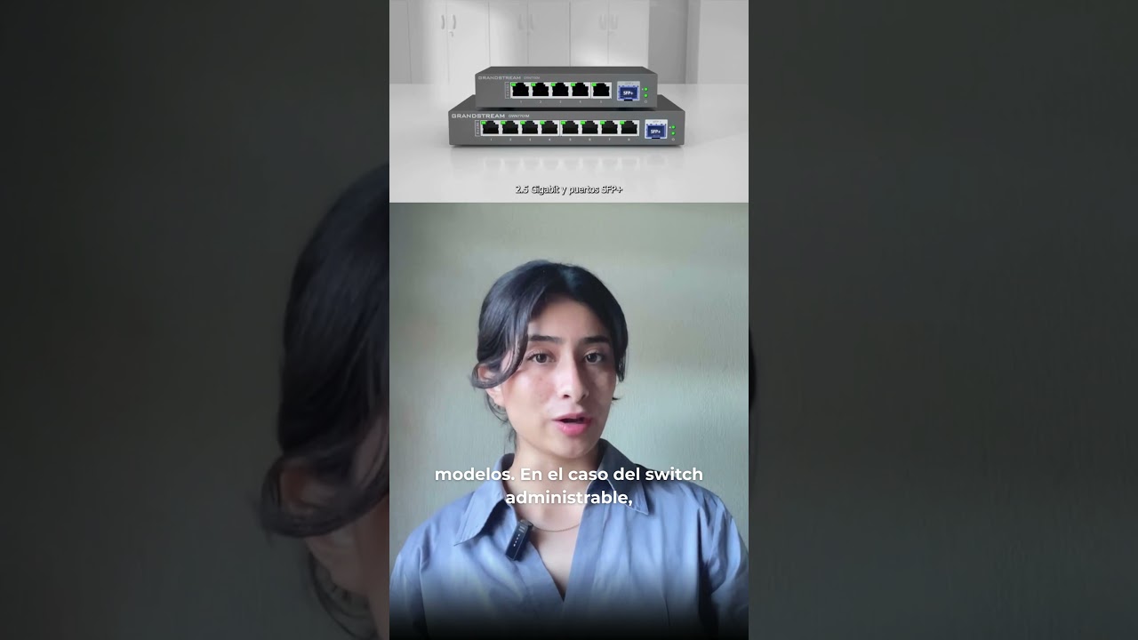 Switch Administrable y No Administrable #grandstream #inttelec #switch