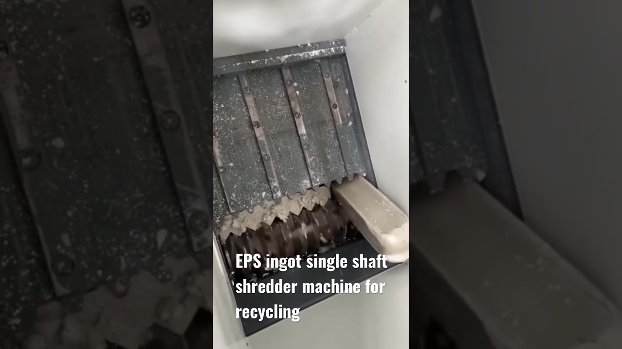 Waste pp pe ps rigid plastic shredder machine for recycling #recycling #recyclingshredder #shredder