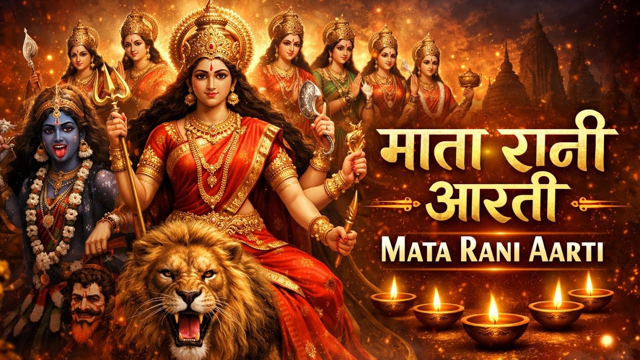  Mata Rani Aarti 🙏 | Navdurga Special | 2026 special aarti || Durga maa aarti ||  mata bhajan 
