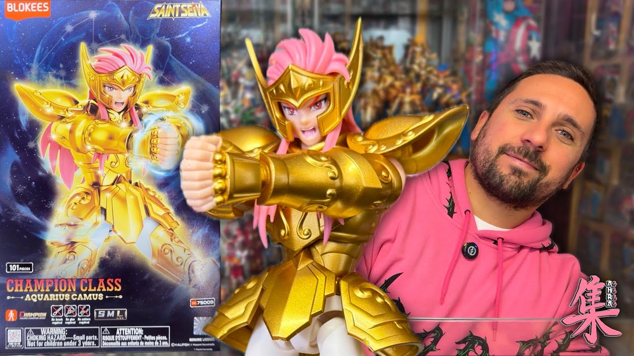 MONTIAMO IL BLOKEES DI AQUARIUS - Camus Saint Seiya Gold Champion Class Model Kit Action Figure