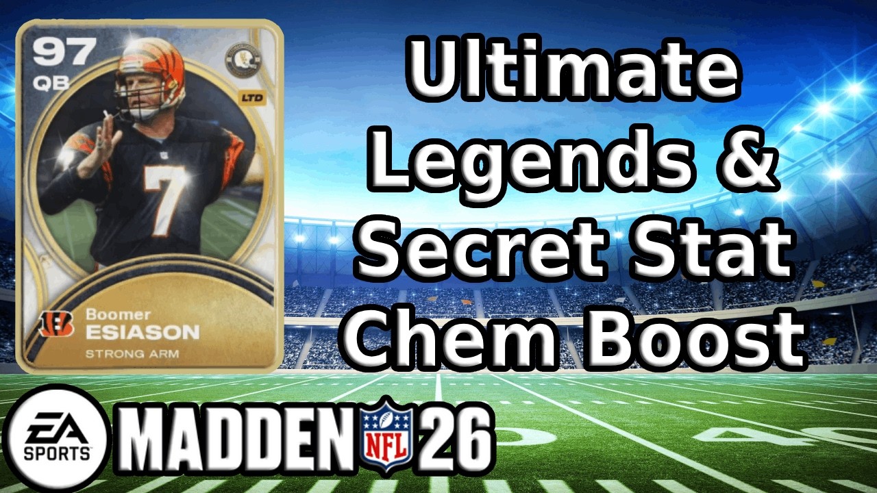 Ultimate Legends and Secret Stat Boost (Madden 26 MUT)