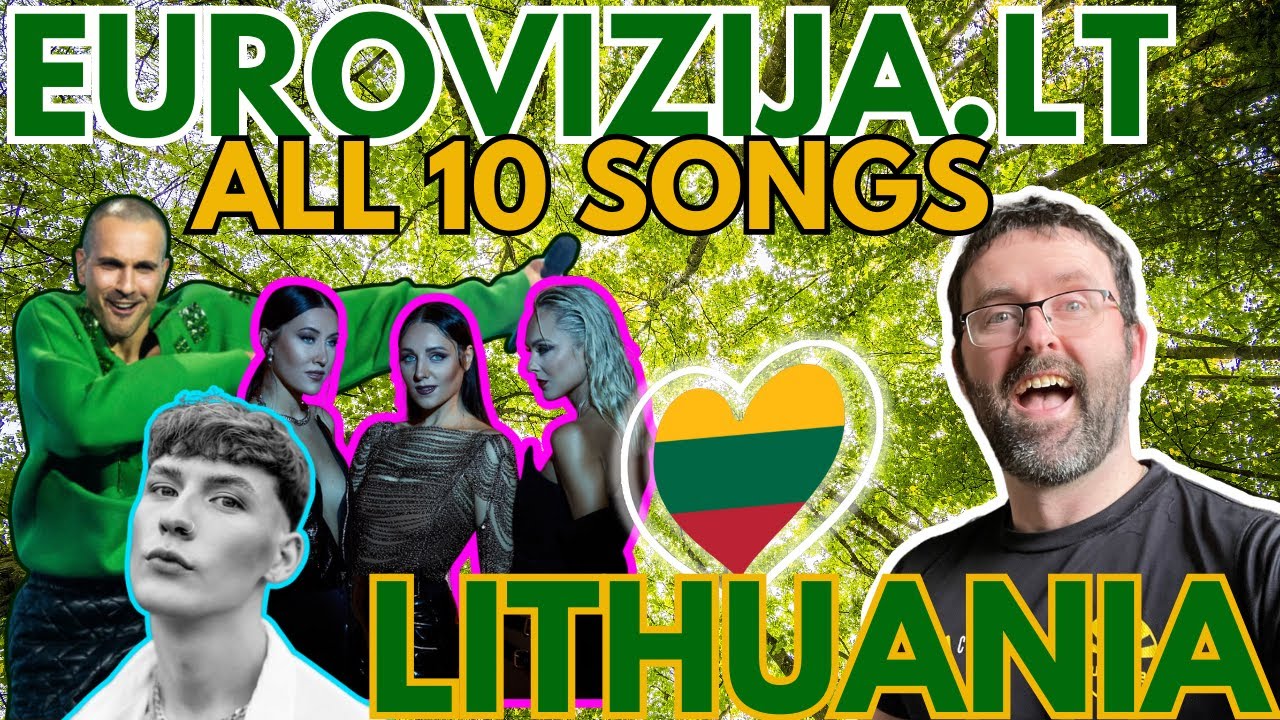 🇱🇹 Eurovizija.LT ALL 10 Songs ANALYSIS & REACTION | Lithuania | Eurovision 2024