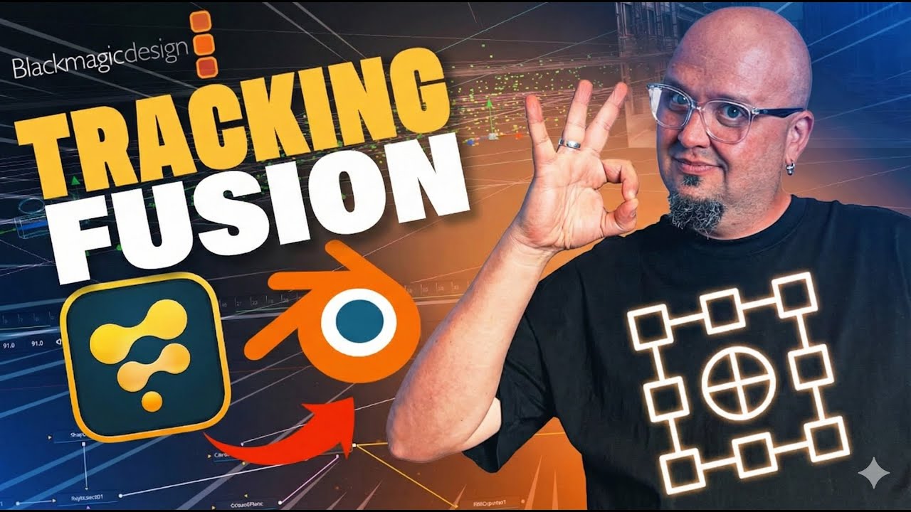 🎯¡Motion Tracking PERFECTO en Fusion! 4 Métodos + Exportar a Blender ✨