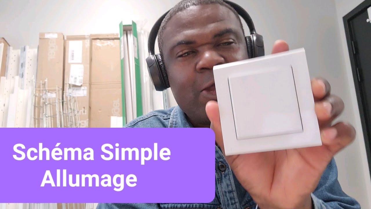 #1 SCHÉMA SIMPLE ALLUMAGE @ AppElecTec