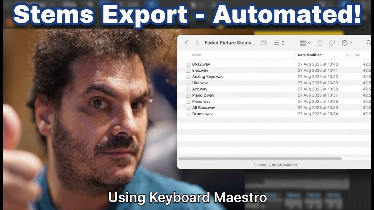 Automating Stem Bounces in Logic Pro X with Keyboard Maestro
