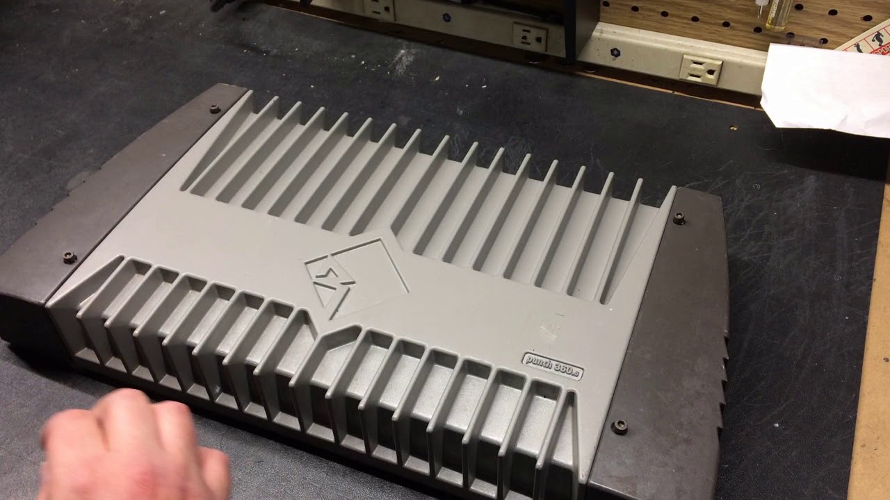 Old School Rockford Fosgate 360.6 SIX Channel Amplifier Unboxing