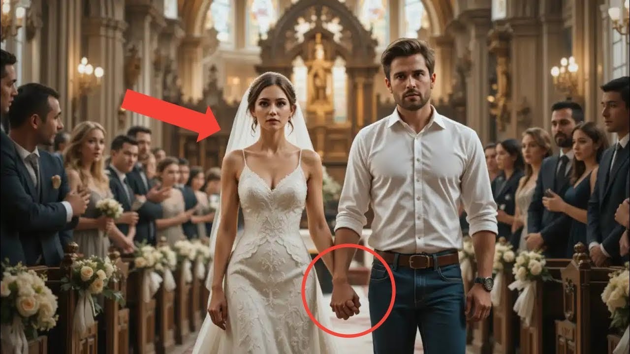 Ella lloraba en el altar… pero tomó su mano y dijo: “Eres tú o nadie” 💔✨