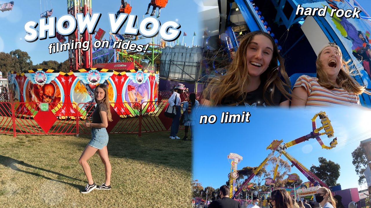 SHOW RIDES VLOG *Novas Not The Royal Adelaide Show* | filming on no limit, sky flier + more