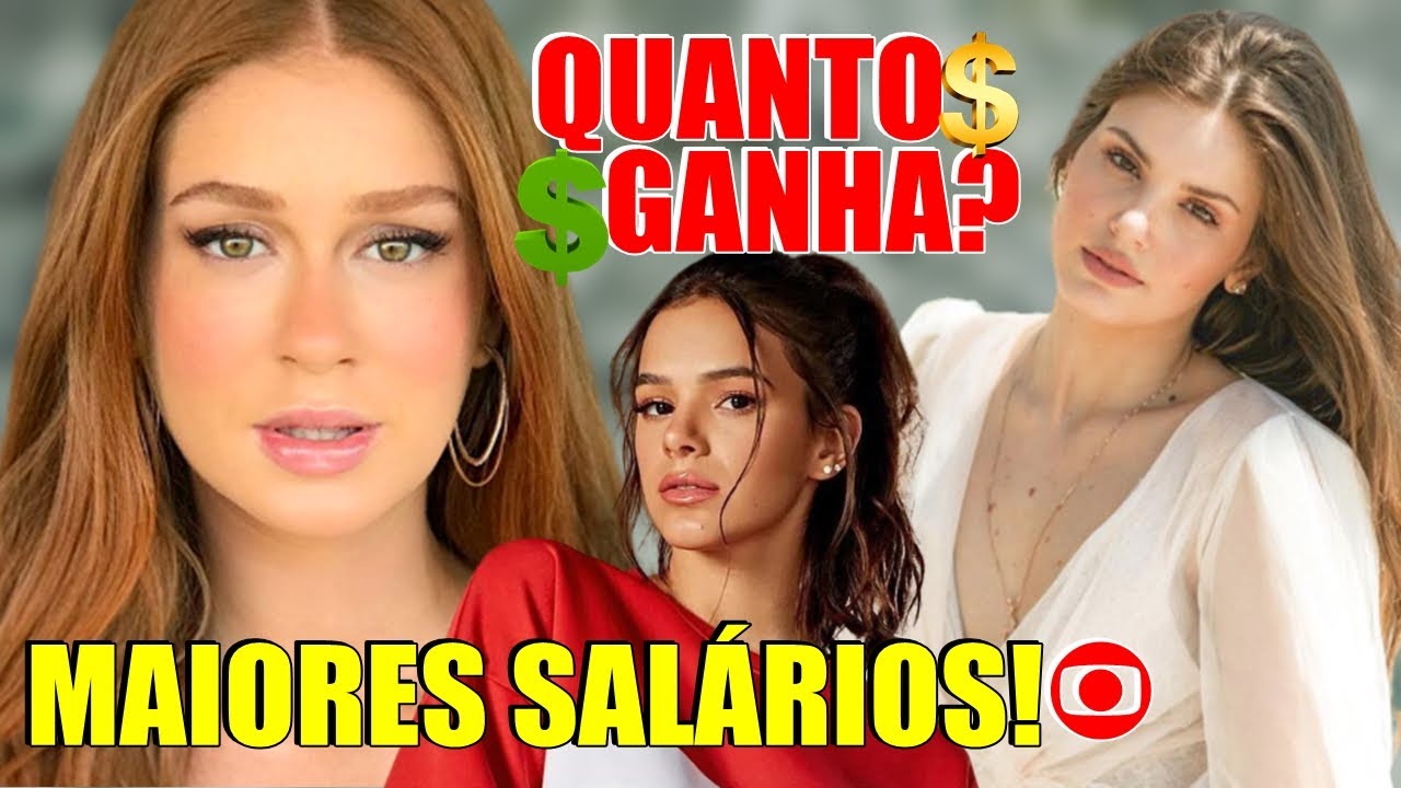 MAIORES SALÁRIOS DAS ATRIZES DA GLOBO