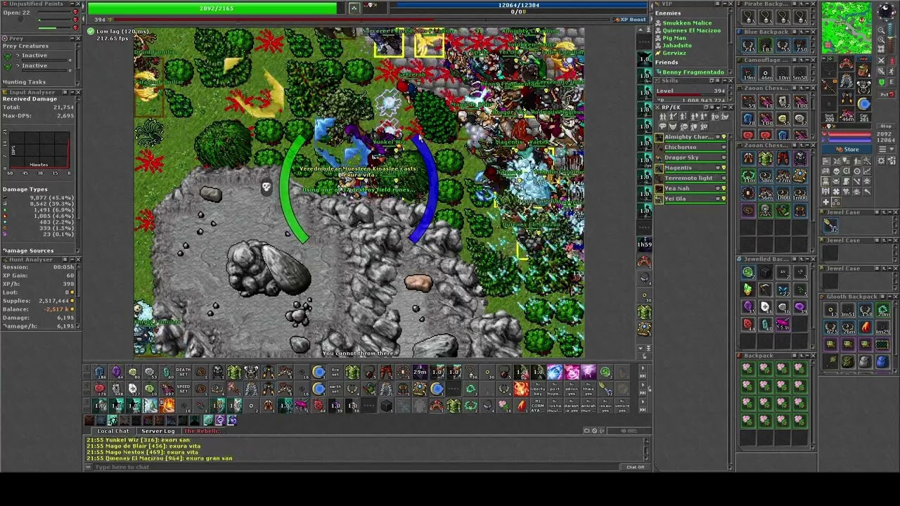 Tibia War Quintera- Gervixz 870 ED Venore