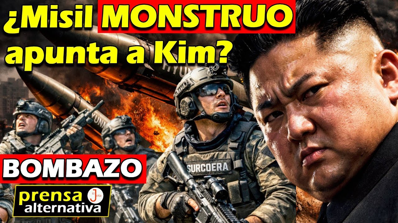 Corea del Sur CALIENTA Asia! Alistan misil contra Kim Jong-un?