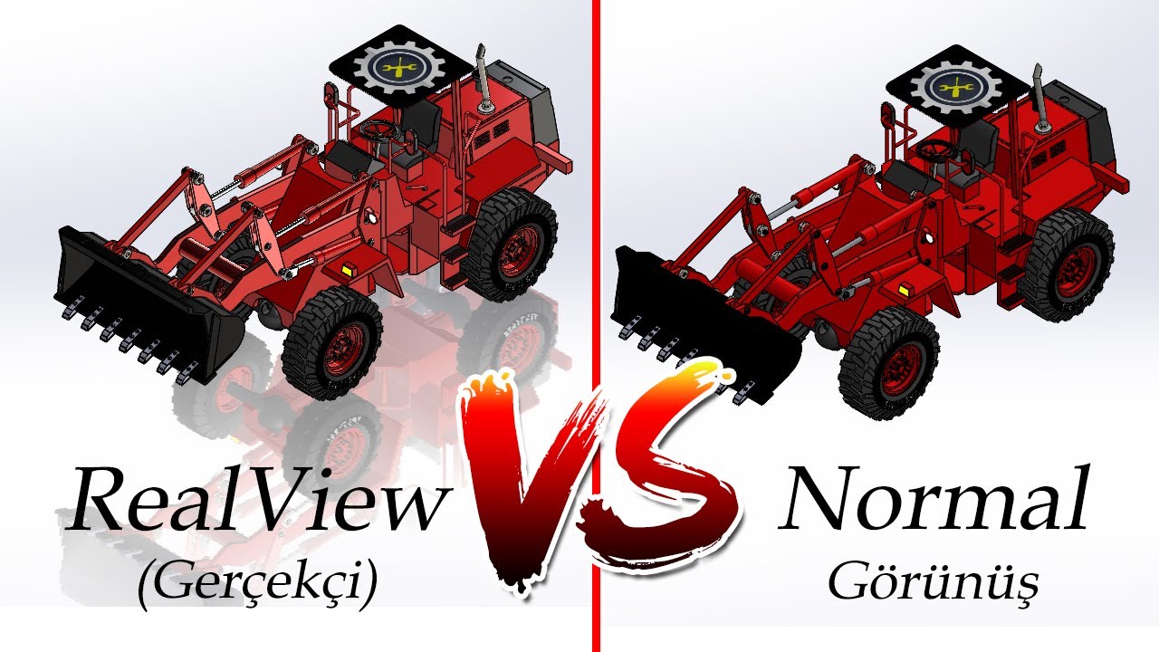 SolidWorks Gerçekçi Görünüm Aktif Etme (RealView)